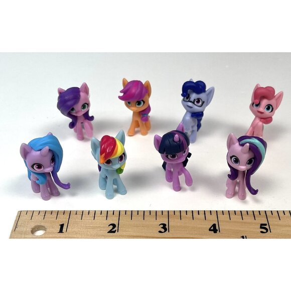 Lot 8 HASBRO My Little Pony MLP 1" Mini Blind Bag G5 Action Figure Ponies EUC - Picture 5 of 5
